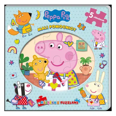 Mali pomocnicy. Książka z puzzlami. Świnka Peppa