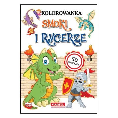 Smoki i rycerze kolorowanka