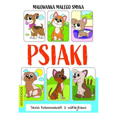 Psiaki. Malowanka małego smyka