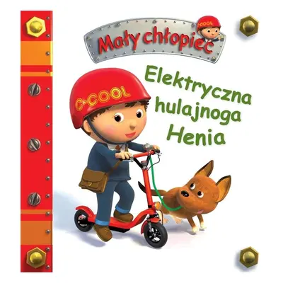 Elektryczna hulajnoga Henia. Mały chłopiec