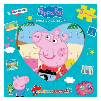 Świat do odkrycia. Książka z puzzlami. Świnka Peppa