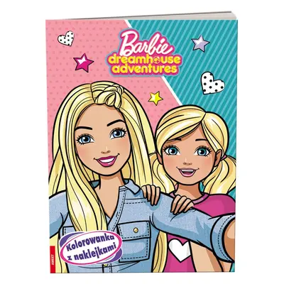 Barbie dreamhouse adventures Kolorowanka z naklejkami NA-1202