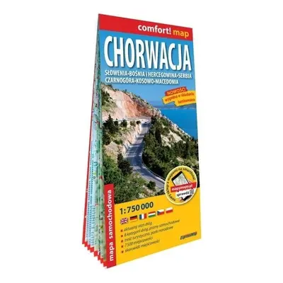 Mapa - Chorwacja, Słowenia... 1:750 000