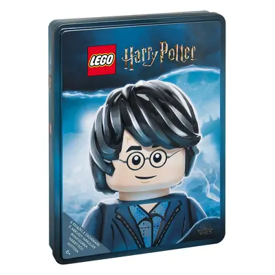 Lego Harry Potter zestaw książek z klockami lego 4 książki z zdaniami, 5 arkuszy naklejek, minif