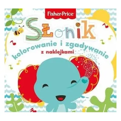 Fisher Price Kolorowanka podłogowa. Słonik