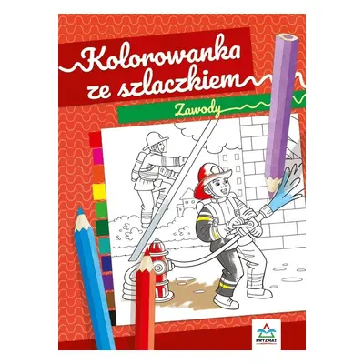 Zawody. Kolorowanka ze szlaczkiem