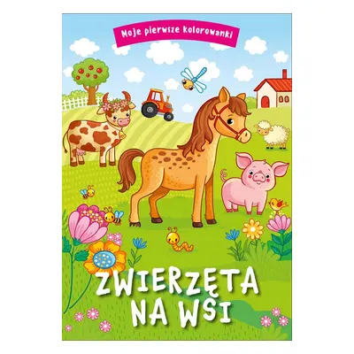 Zwierzęta na wsi. Moje pierwsze kolorowanki