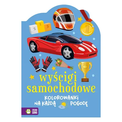 Wyścigi samochodowe. Kolorowanki na każdą pogodę