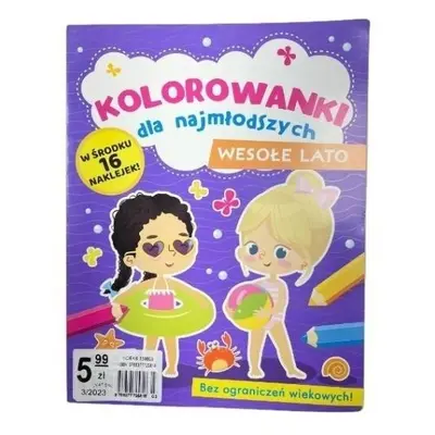 Kolorowanki dla najmłodszych. Wesołe lato