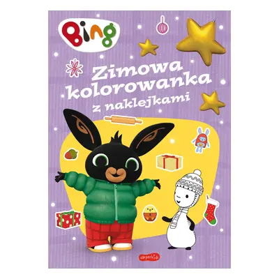 Bing. Zimowa kolorowanka z naklejkami