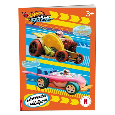 Hot Wheels Let's Race kolorowanka z naklejkami NA-1601