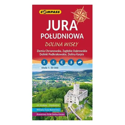 Mapa turystyczna Jura Południowa 1:50 000