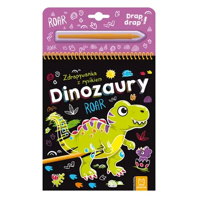 Dinozaury. Zdrapywanka z rysikiem