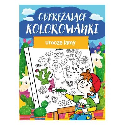 Urocze lamy. Odprężające kolorowanki