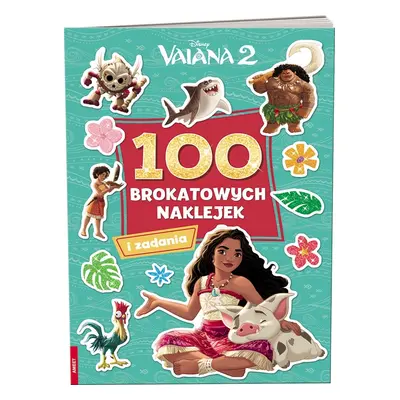 Vaiana 2 100 brokatowych naklejek NB-9106