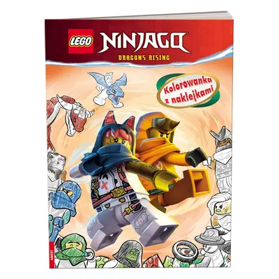 Lego Ninjago Kolorowanka z naklejkami NA-6706