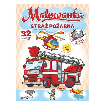 Straż pożarna. Malowanka