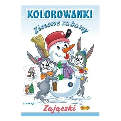 Kolorowanki. Zimowe zabawy - Zwierzątka