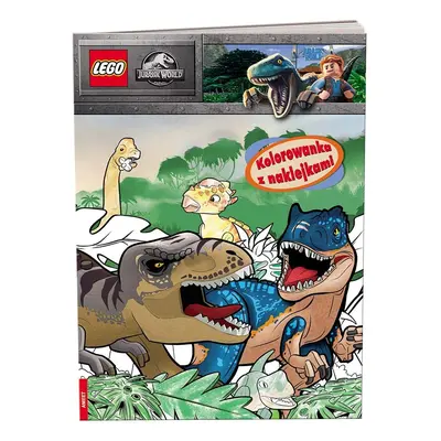 Lego Jurassic World Kolorowanka z naklejkami NA-6202