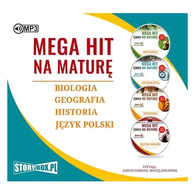 CD MP3 Pakiet mega hit na maturę / biologia / geografia / historia / język polski