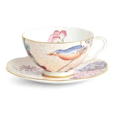 Filiżanka do herbaty ze spodkiem Cuckoo Peach Wedgwood