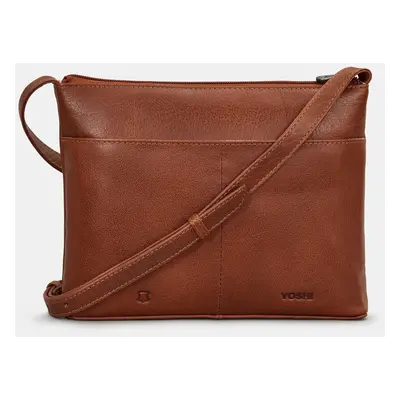 Mała brązowa listonoszka damska Literatura Klasyczna Yoshi YB214