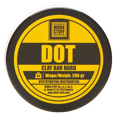 Work Stuff Dot Clay Bar Hard – twarda glinka do oczyszczania lakieru 200g