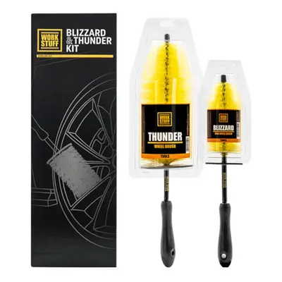 Work Stuff Blizzard & Thunder KIT - Zestaw szczotek do mycia felg