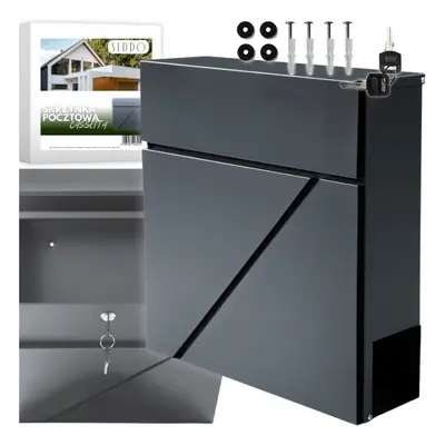 Skrzynka pocztowa na listy pocztę antracyt Cassetta