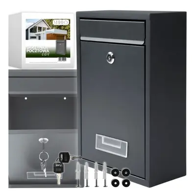 Skrzynka pocztowa na listy pocztę antracyt Caja