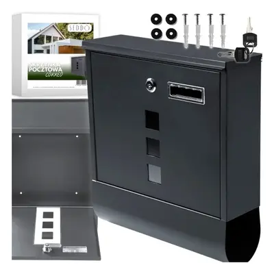 Skrzynka pocztowa na listy pocztę antracyt Correo