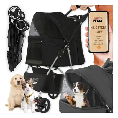 Wózek spacerowy dla psów kotów transporter + gratis