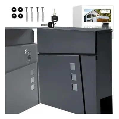 Skrzynka pocztowa na listy pocztę antracyt Hako