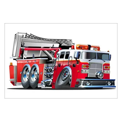 Fototapeta dla dzieci straż pożarna 1506