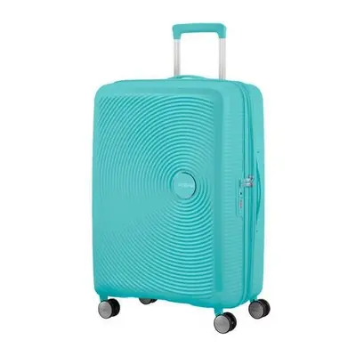 Walizka American Tourister Soundbox 67cm powiększana turkusowa