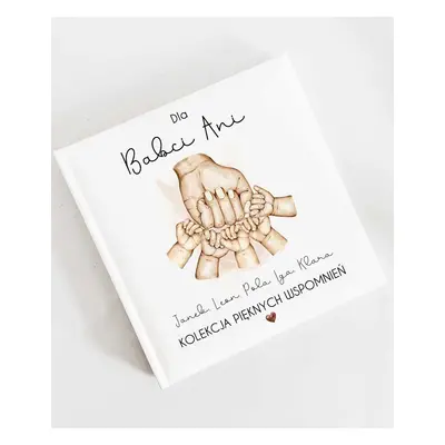 Album dla Babci Prezent od wnuczków - Dłonie
