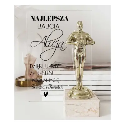 Oskar dla Babci + statuetka - Najlepsza Babcia