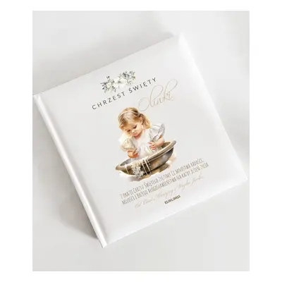 Prezent na chrzest Album z nadrukiem dla dziewczynki - Chrzcielnica