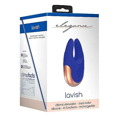 Stymulator łechtaczki MOCNY Lavish - Dual Motor Clitoral Stimulator - Lavish - Blue