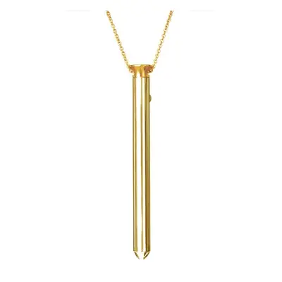 SexShop - Masażer łechtaczki naszyjnik - Crave Vesper Vibrator Necklace złoto 24K - online