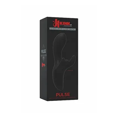 WIBRATOR ZE STYMULATOREM ŁECHTACZKI  CZARNY- 2402-65-BX - Pulse - Ultimate 4 motor Silicone Vibr