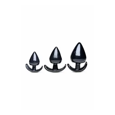 Zestaw korków analnych x3 - Triple Spades 3 Piece Anal Plug Set - AG342