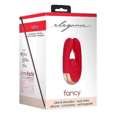 Stymulator łechtaczki MOCNY Fancy - Dual Motor Clitoral Stimulator - Fancy - Red