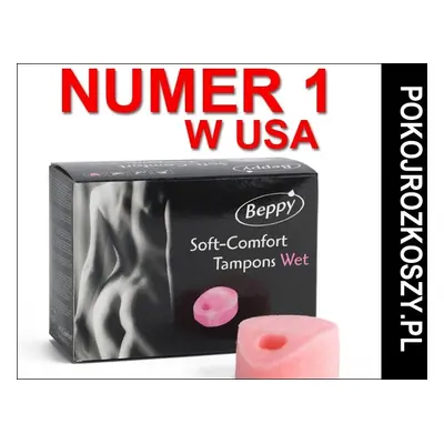 SexShop - Tampony Beppy Wet mokre bez sznurka - Bieganie, pływanie, sauna, seks 8 szt. - online