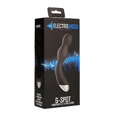 Wibrator do Punktu G  Z ELEKTROSTYMULACJĄ - E-Stimulation G/P-Spot Vibrator - Black