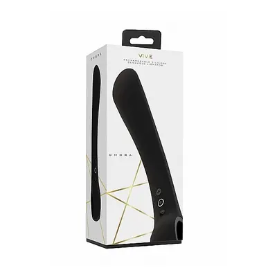 Wibrator Ombra WYGINANA GŁÓWKA - Ombra - Bendable Vibrator - Black