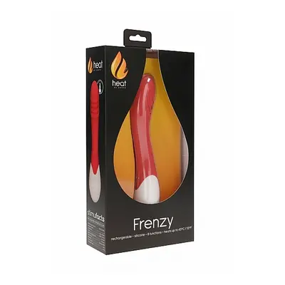 PODGRZEWANY wibrator PUNKT G Frenzy - Frenzy - Rechargeable Heating G-Spot Vibrator - Red