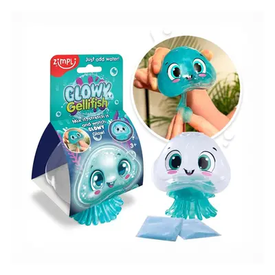 Zimpli Kids Glowy Gellifish – zabawka świecąca meduza Slime 3+