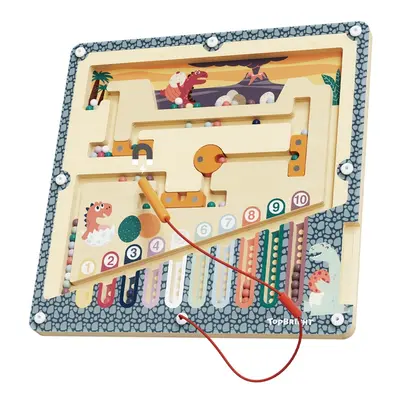 TOPBRIGHT Jaja dinozaura zabawka magnetyczna dla dzieci – gra logiczna z rysikiem 36 mies.+