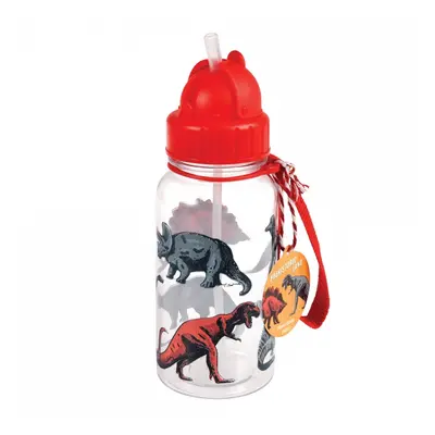 Rex London Bidon ze słomką 500 ml Dinozaury